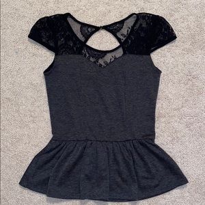 delia*s peplum top